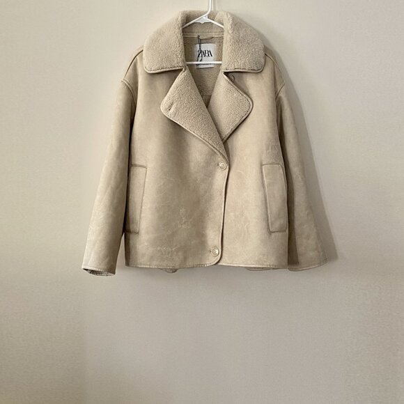 Zara ZW Collection Double-Face Jacket NWOT - Picture 10 of 16